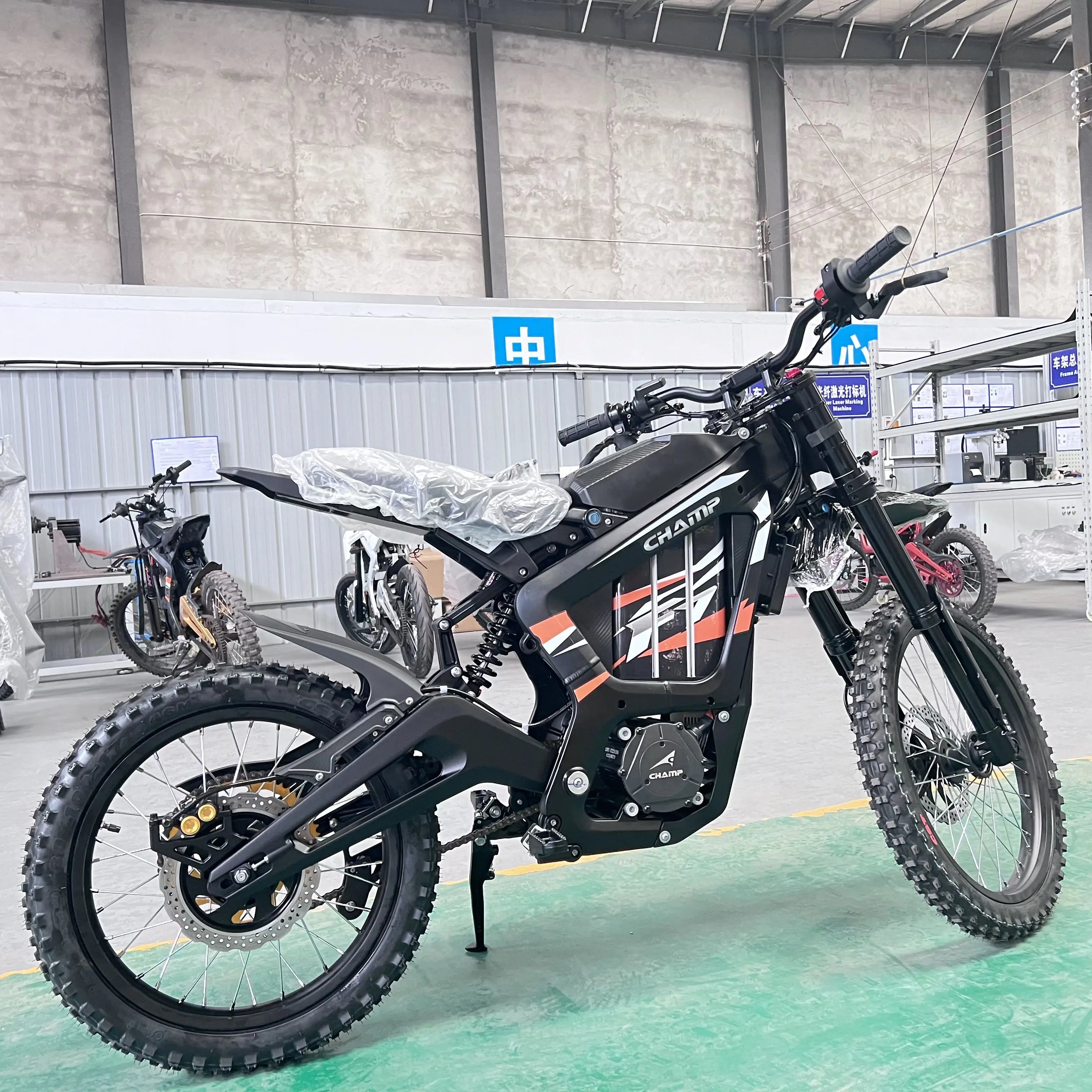 STLF EEC COC CE Licensed for the Road 72V 40Ah 7500W 100km/h Speed Off-road City Commuting Dirt Bike Electric Motorcycle