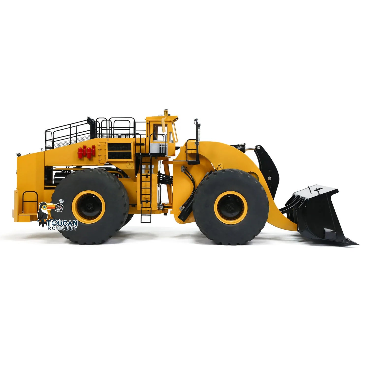 1/14 L2350 Heavy RC Hydraulic Loader RTR Machine FlySky ST8 Radio Control Construction Vehicle Car Smoking Unit Light Sound Toy