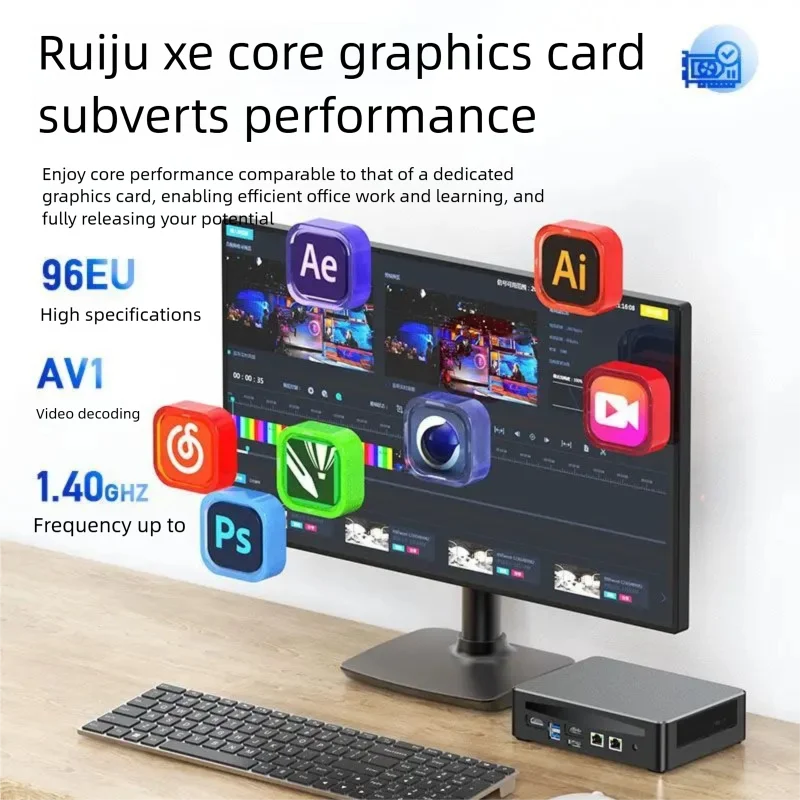 Intel 13th Gen Core I9 Mini PC Portable Desktop Computer with Thunderbolt 4 Dual Network for Home Gaming And Office Use
