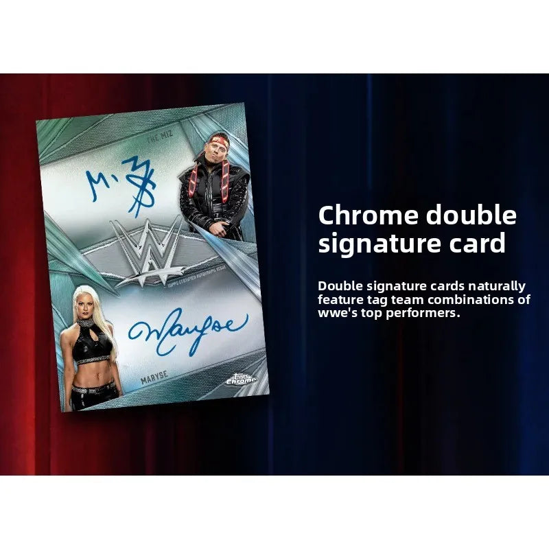 Chrome WWE Trading Cards Mega Box Genuine Collectible Mystery Box Hobby Gifts for Boys Girls Kids Birthday Christmas Presents