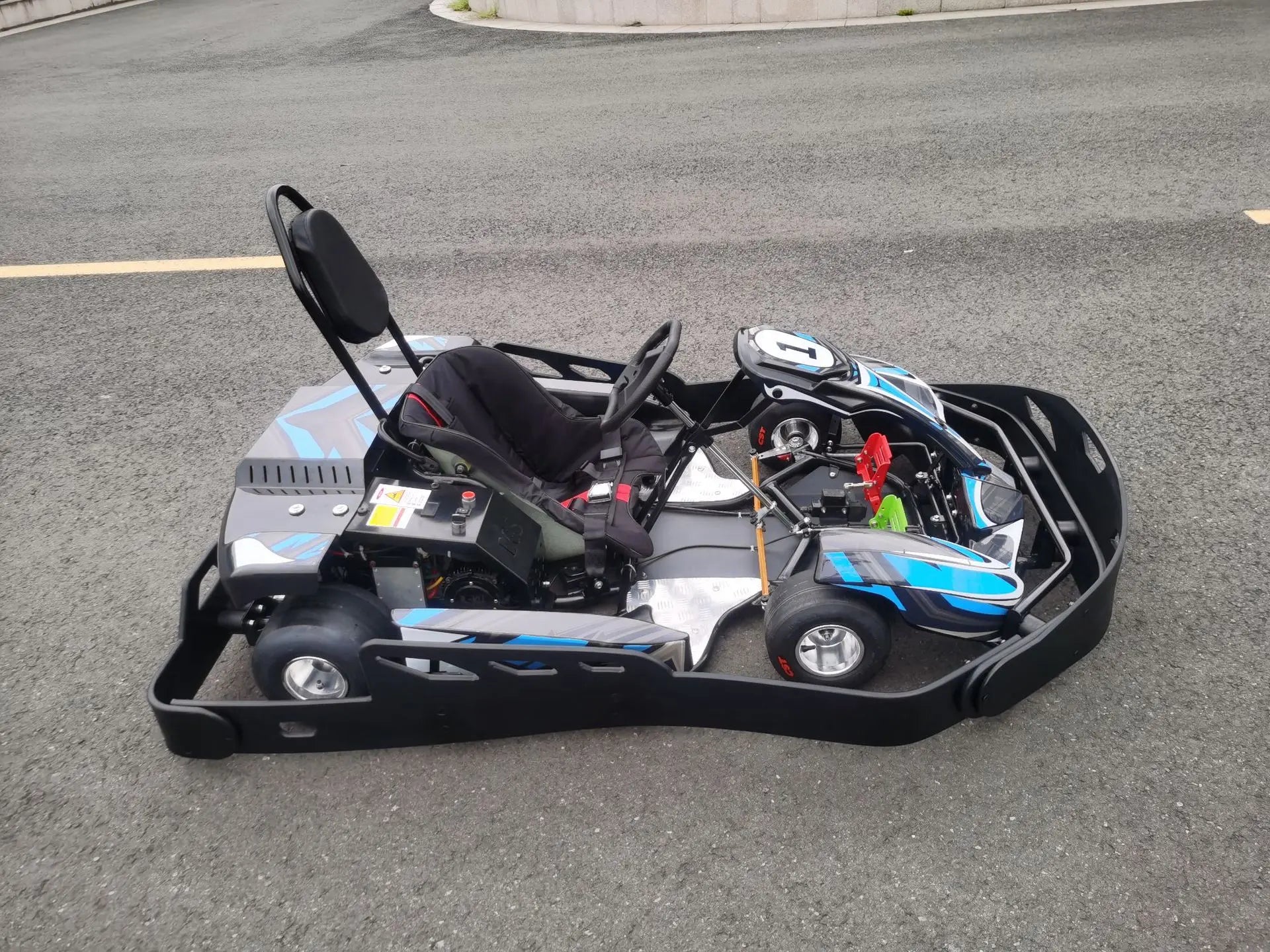 new product 3000W/72V/40Ah high-speed remote control four-wheel electric racing kart