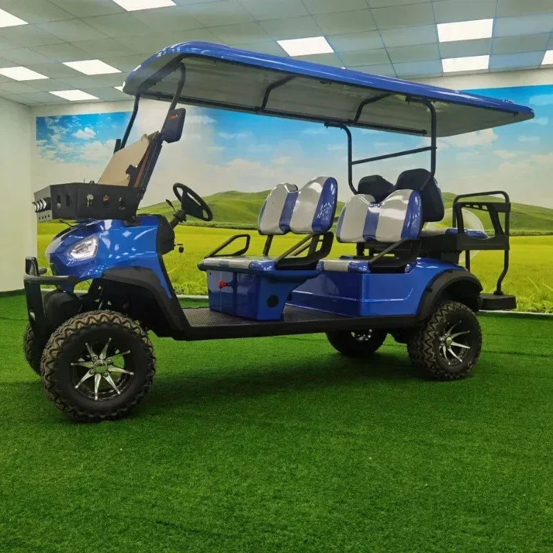 Luxury New Electric htseeing Bus 6 Seater Battery Operated Golf Cart