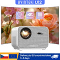 BYINTEK LOVE U12 Full HD 1080P Projector 4K 800 ANSI Android WiFi 6 Auto Focus Home Theater Projectors for Movie Meeting Video