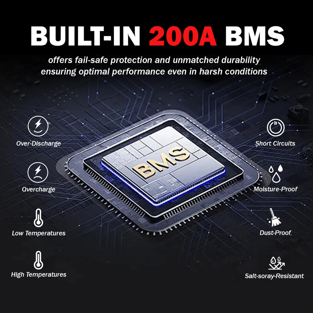 48V 100Ah 120Ah 200Ah 300Ah LiFePO4 Battery 16S Built-in BMS 51.2V Lithium Iron Phosphate Batteries for Household energy No TAX