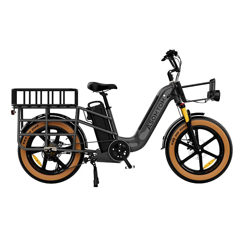 Electric bike 750W motor 48v30ah lithium Battery 45km/h E-bike 20 inch tire mountain off-road riding Transportable E bicycle