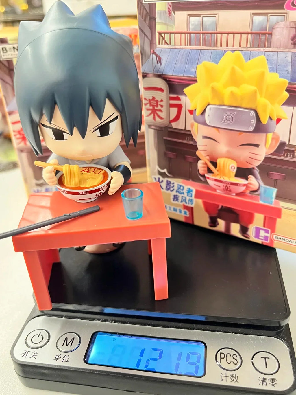 New In Stock Genuine Bandai Naruto Breeze Ramen Lamian Noodles Theme Blind Box Handmade Ornament  Gift Naruto Sasuke Model Toys