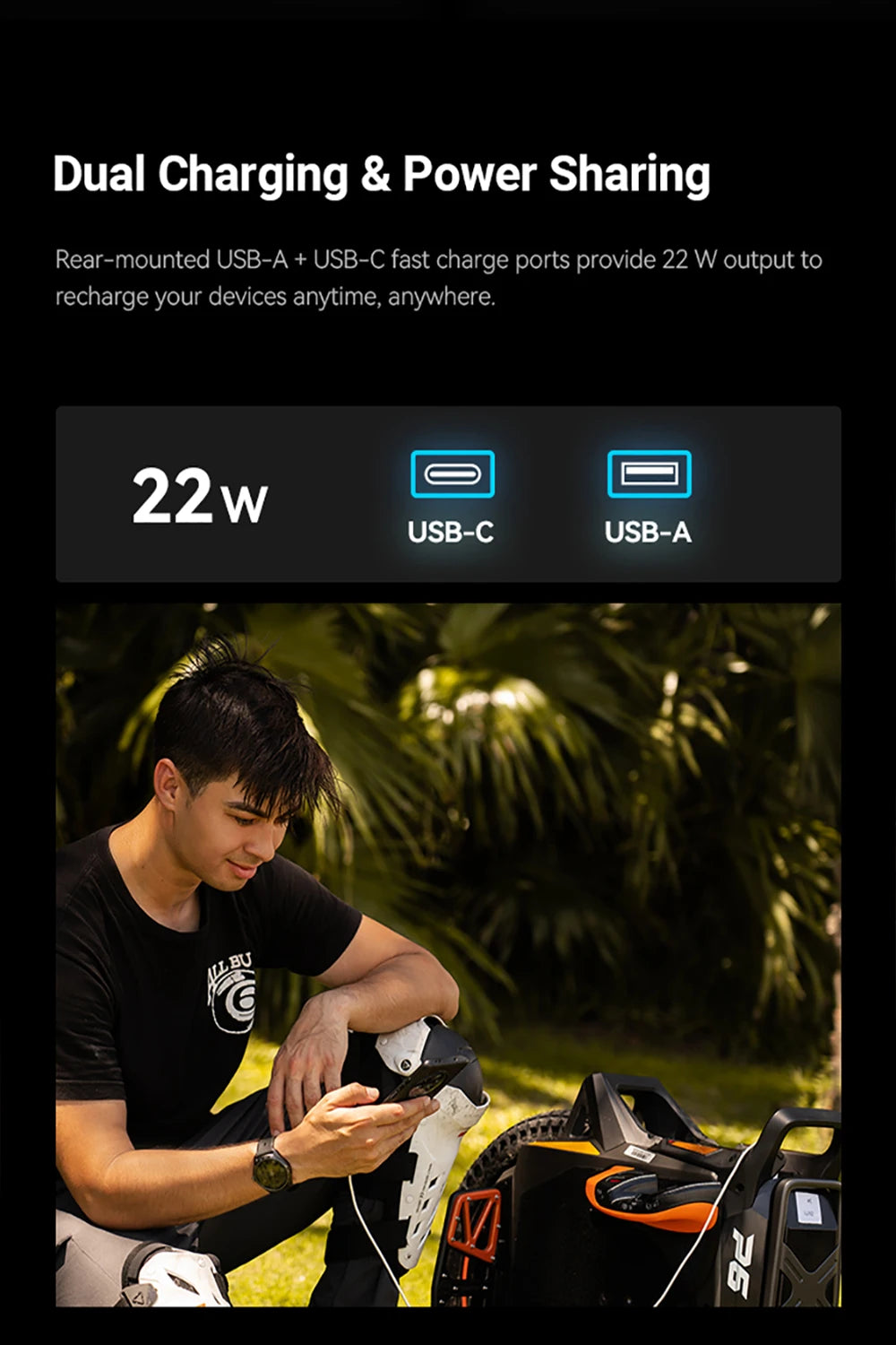 INMOTION P6 4200Wh 235.2V Battery 6000W Motor Electric Unicycle IPX6 Waterproof 150km/h Speed 150km Range 20inch 80/90-14 Tire