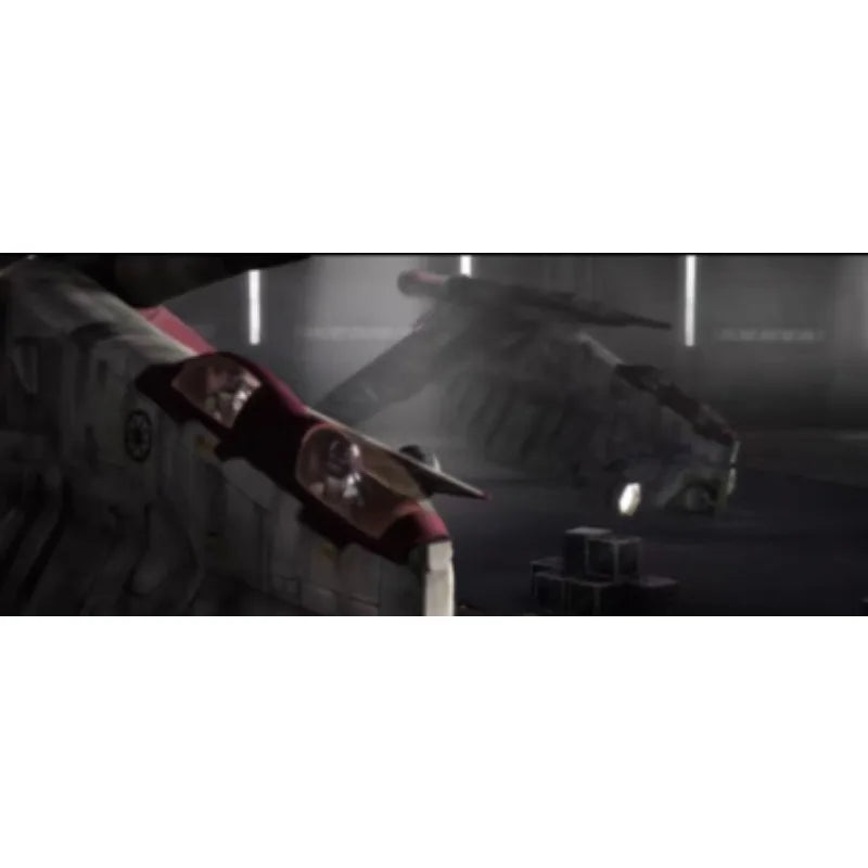 Original Hasbro Star Wars THE CLONE WARS REPUBLIC GUNSHIP Anime Figure Toy Model Collection