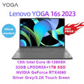 Lenovo YOGA Pro 16s Extreme Laptop Intel i9-13905H 32GB/1T RTX4060 3.2K Ultra-thin Touch 165Hz Full Screen Notebook PC