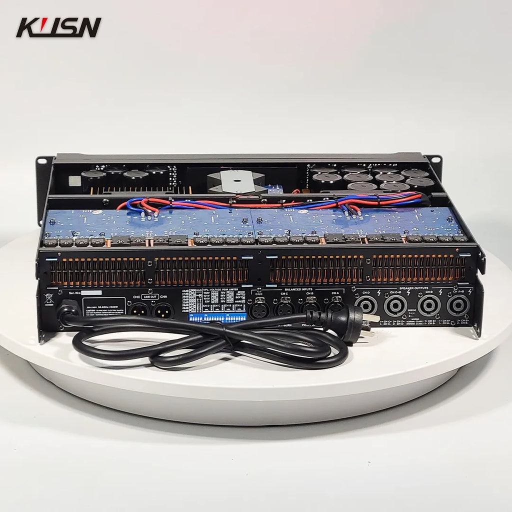 FP10000Q Copper Heatsink 10000W RMS Professional Digital Amplifier 2500Wx4 FP 10000Q  2U High Power For Subwoofer Speaker