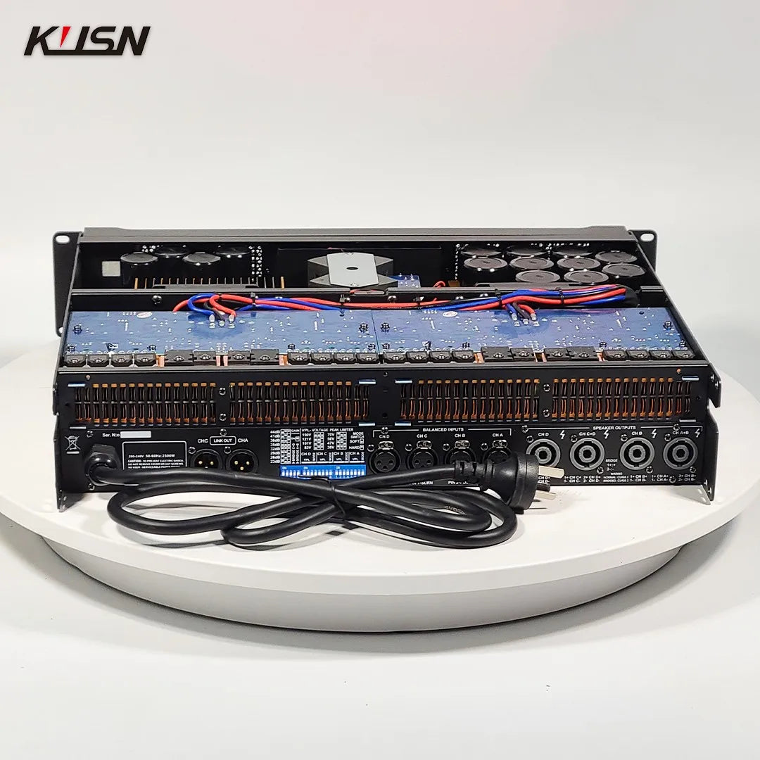 FP10000Q Copper Heatsink 10000W RMS Professional Digital Amplifier 2500Wx4 FP 10000Q  2U High Power For Subwoofer Speaker