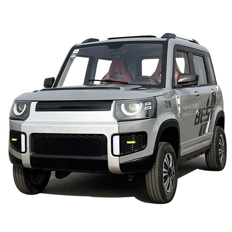Four-wheeled electric vehicle household old man music adult women low-speed small transport car oil and electricity