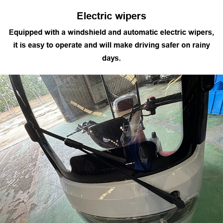 High Quality 2024 Hot Selling Electric Tricycle Scooter Electric Bike High Power Lady Electric Scooter with Roof