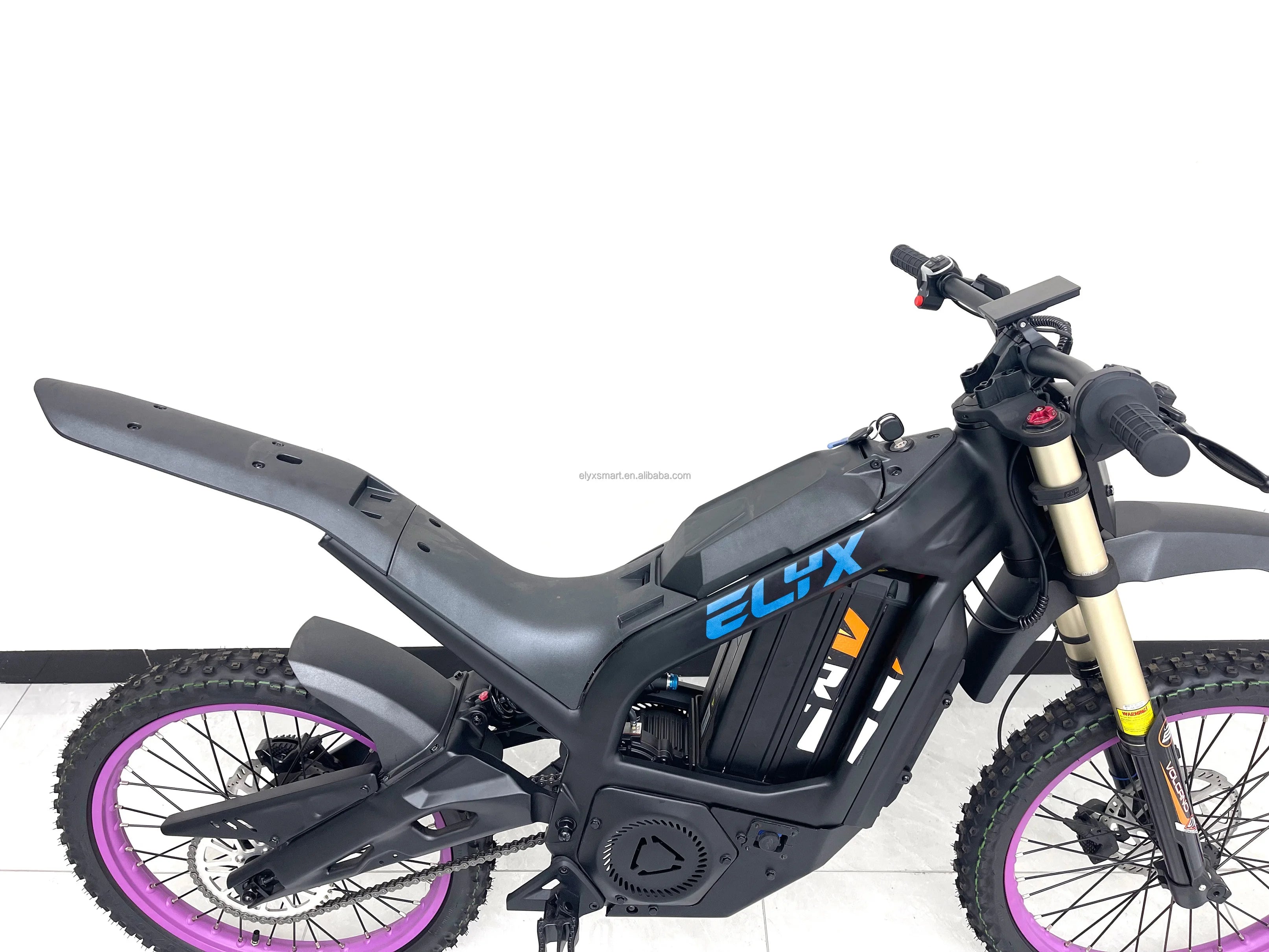 ATV&UTVElyx 96V 6000W 30Ah Mid Drive High Speed Electric Off-road Bike Adult Big Power Racing  Electric Dirt Bike