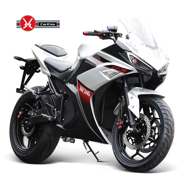 Factory Cheap High Speed V6/R3 Customized 15000 Watts 8000 Watt Racer Motorcycle Electric Scooter Racing Motorcycle Adults 72v