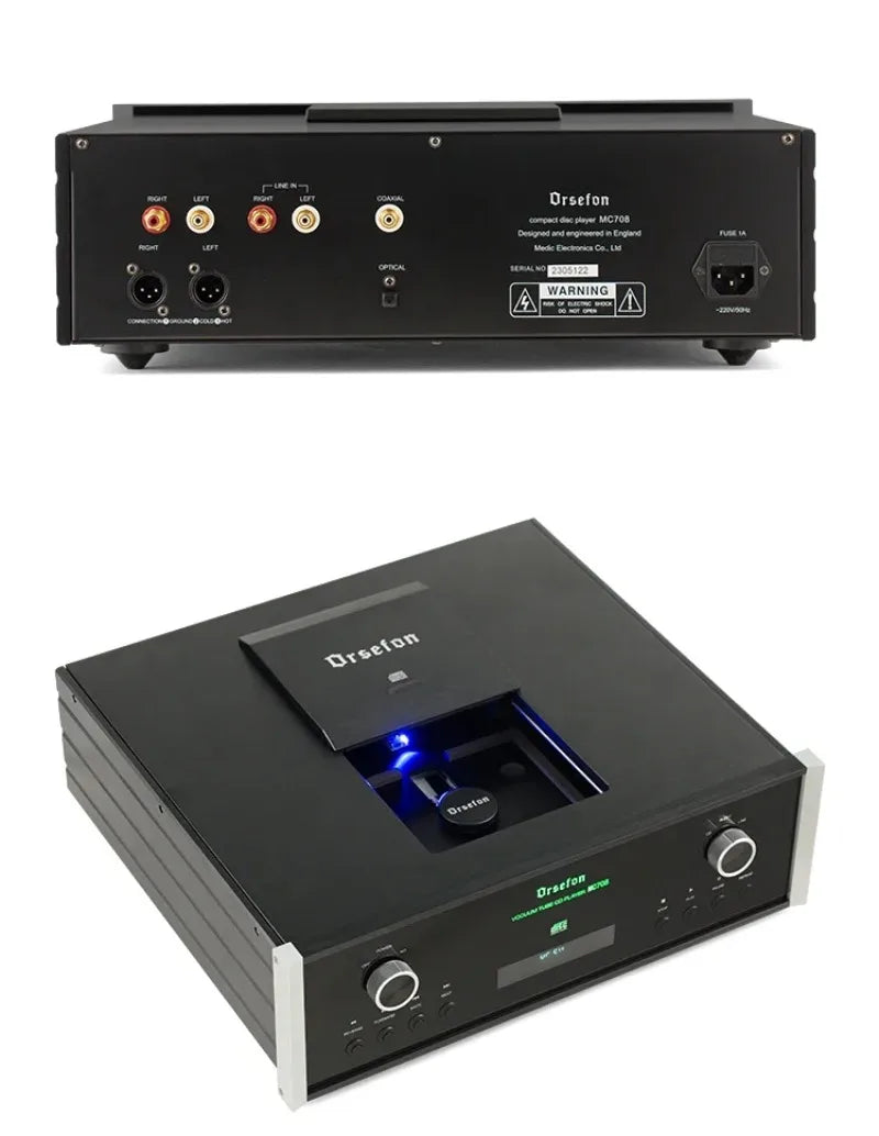 1:1 Clone Mcintosh MC708 CD Player Pure Bile Vacuum Tube 12AX7 HiFi PCM1794 Lossless Dual Decoding RCA/XLR Output