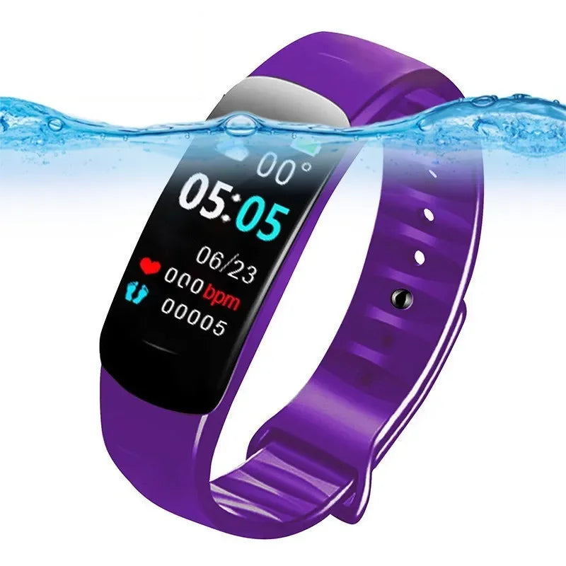 Lenovo C1 Plus Smart Watch Men Women Bluetooth Step Counting Sports Bracelet Fitness Tracker Heart Rate Blood Pressure Sleep