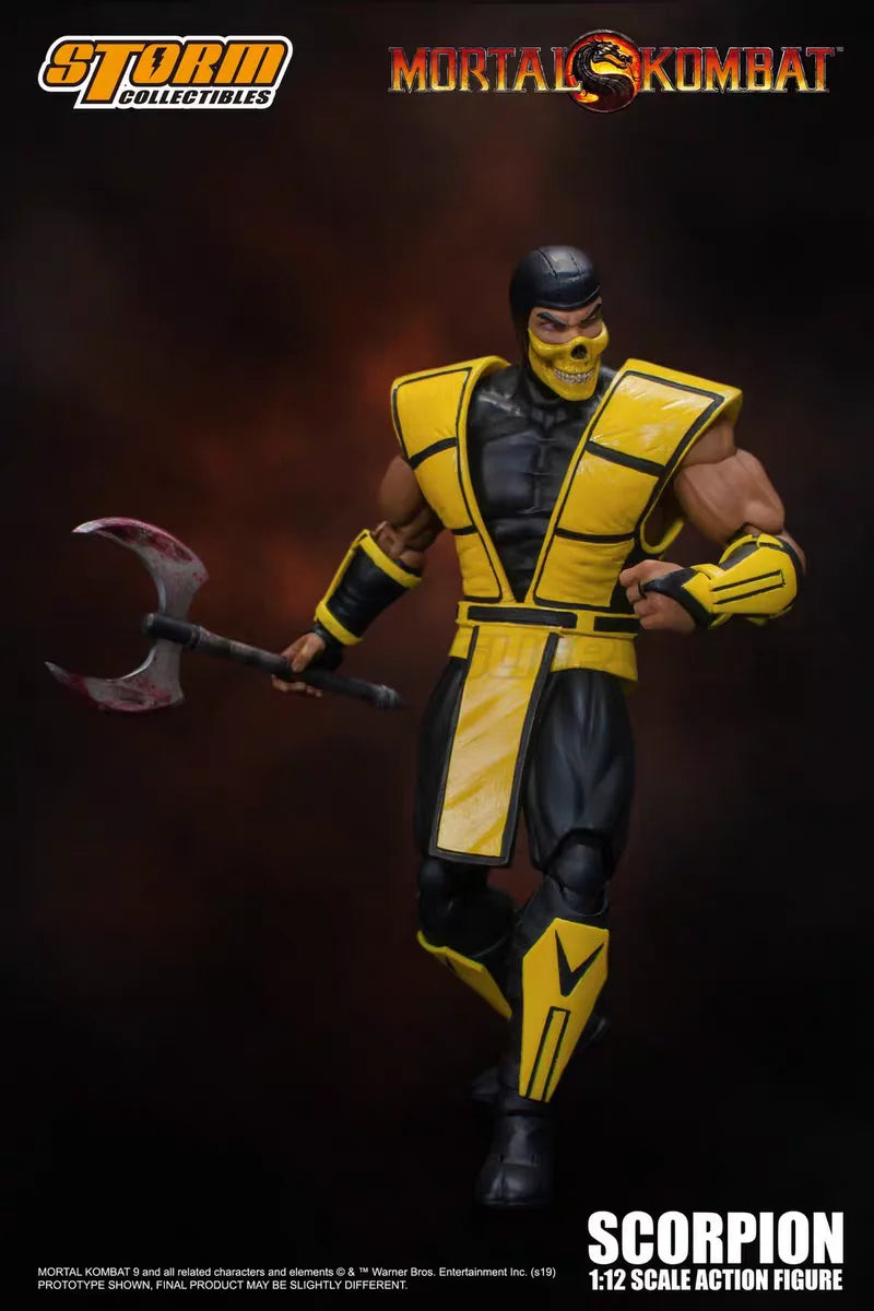 【MT】Storm Collectibles Mortal Kombat SCORPION Yellow Ninja Regular Version 1/12 Action Figure Toy Collection
