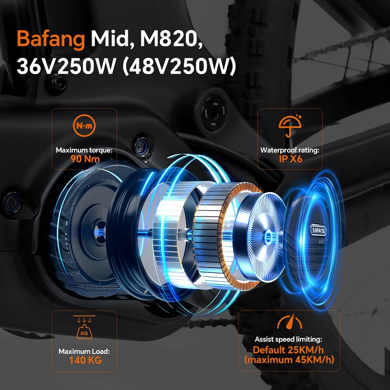 TWITTER EM19 Carbon FiberElectric assistance Bike 250W36V/48VNew21700Battery E-bike M6100 12S Adult All-Terrain Electric Bicycle
