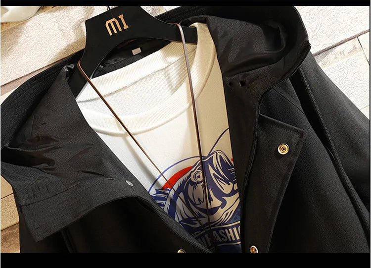 Anime Kamen Rider Printed Zipper Trench Long Coat Jacket Hooded Hoodies Cosplay Men Women Customized Cloaks