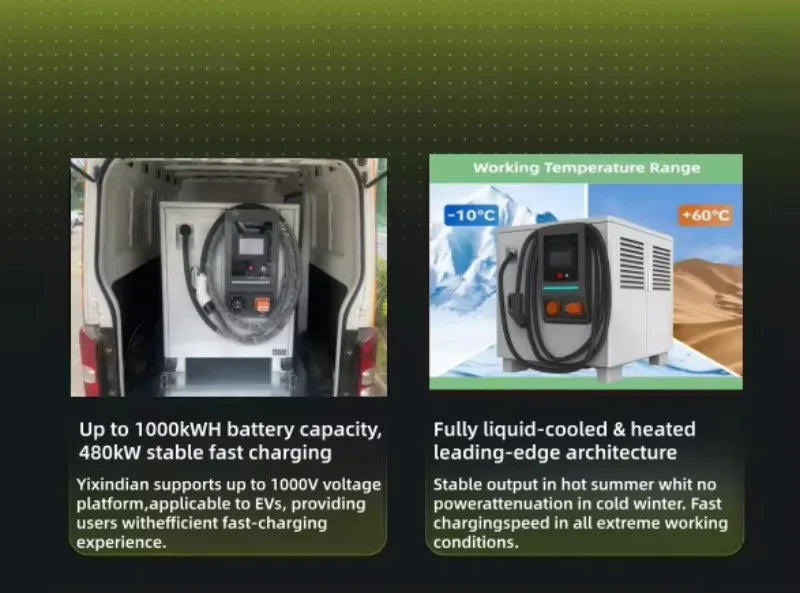 Customized On Grid Off Grid Hybrid Energy Storage Charging Station for Commercial and Industrial Use