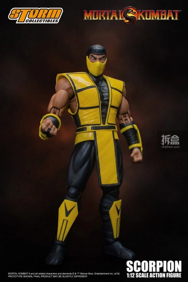 Storm Toys Genuine Mortal Kombat Series Sub Zero Scorpion Nightwolf Fighting Game Collection 1/12 Action Figures Model Toys