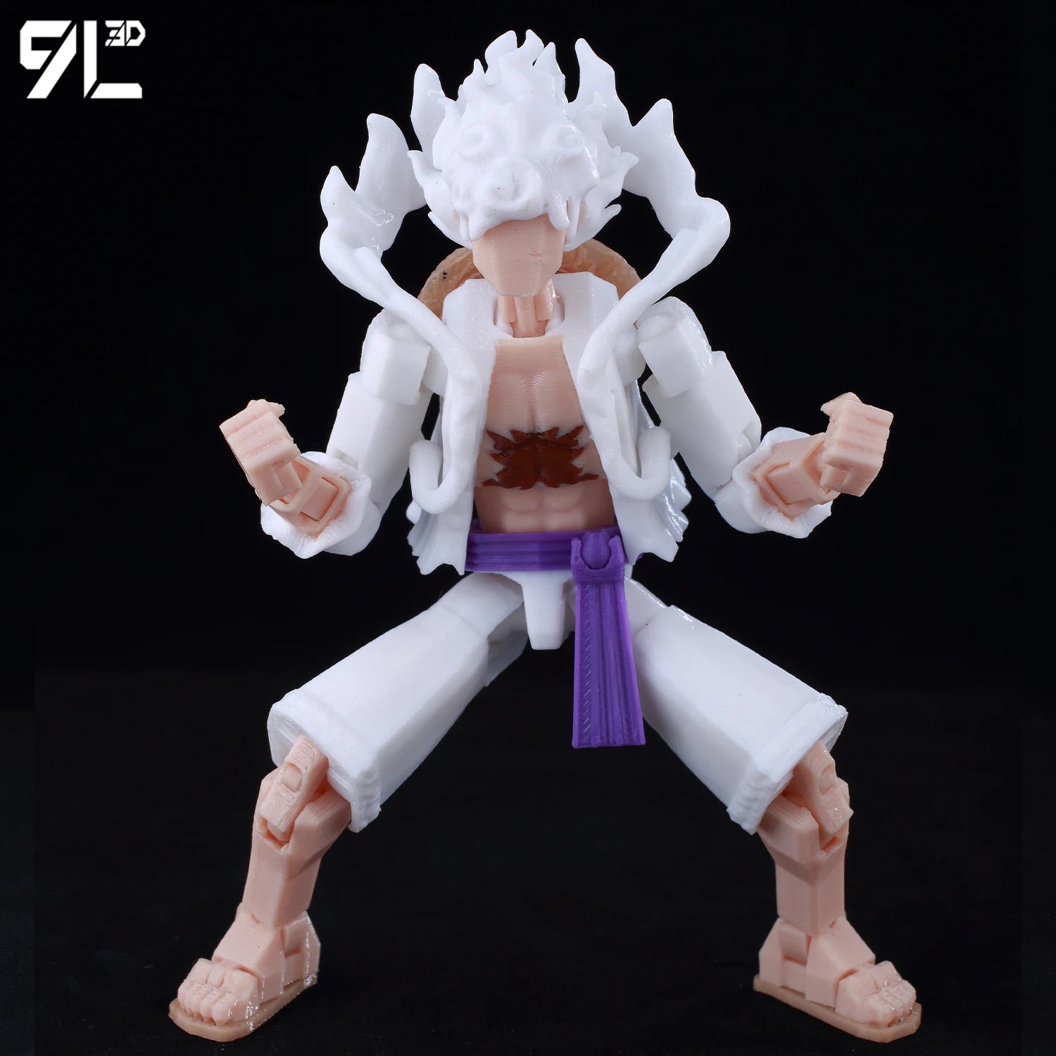 9L3D Printed Anime One Piece Naruto Demon Slayer Dummy13 Lucky T13 Movable Shapeshift Action Figures Mannequin Toys Collectors