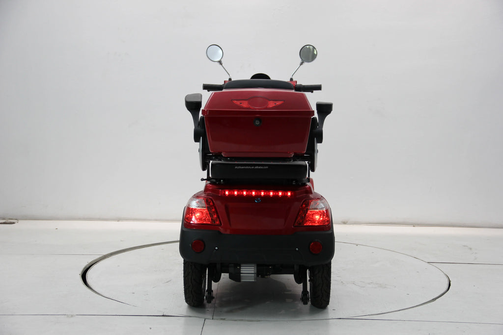 Modification Made in China Low Speed High-Quality Mobility Scooter 1000W 4 Wheel Two-Seat Electric Motorcycle for the Elderly
