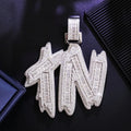 Provence Letter Pendant for Men Moissanite Miami Fashion Pendant for Women Hip Hop Pendant Custom Jewelry