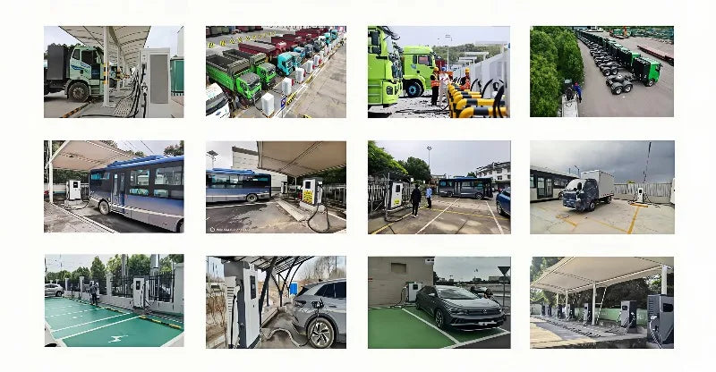 Customized On Grid Off Grid Hybrid Energy Storage Charging Station for Commercial and Industrial Use