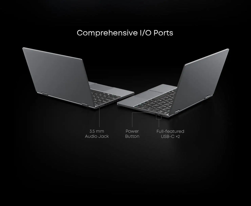 CHUWI MiniBook X 2-in-1 Touch Screen Laptop Intel N150 16GB LPDDR5 512G SSD 10.51"1920x1200 FHD Resolution Ultra-thin Notebook