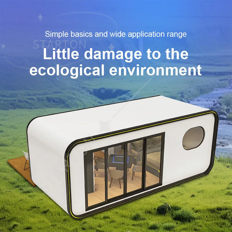 Complete Kits House Container Space Capsule Home Prefab Modular Large Hurricane Proof House Vip Room Capsule Mobile Home