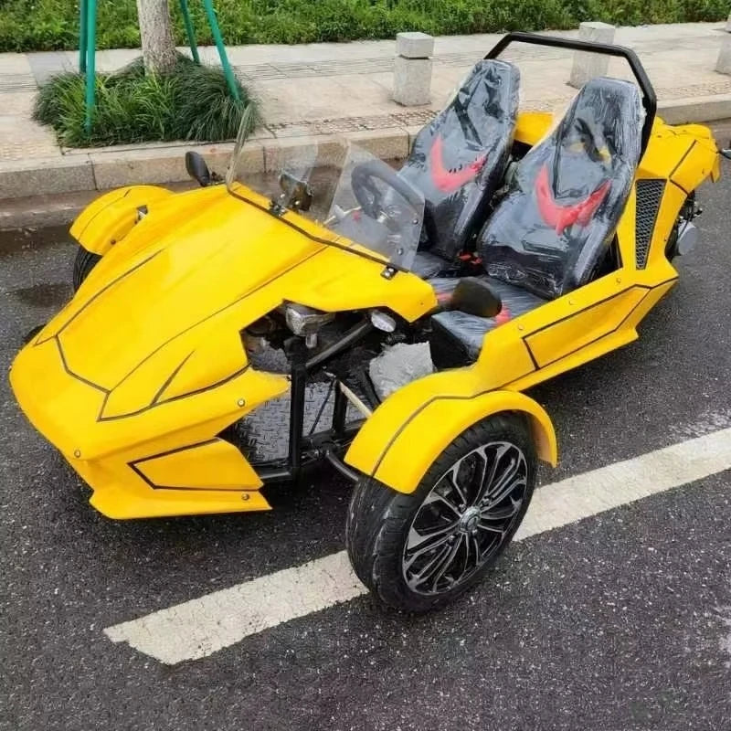 ATV Golf Cart 3 Wheels Off-Road Cart Gas Power Auto Parts - Three Wheels - Motorcycle