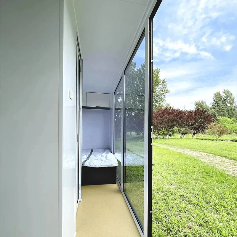 Prefabricated Houses Apple Capsule Home Prefabricated House for Spain Living Capsule Homes Frame Steel Modular Prefab Home