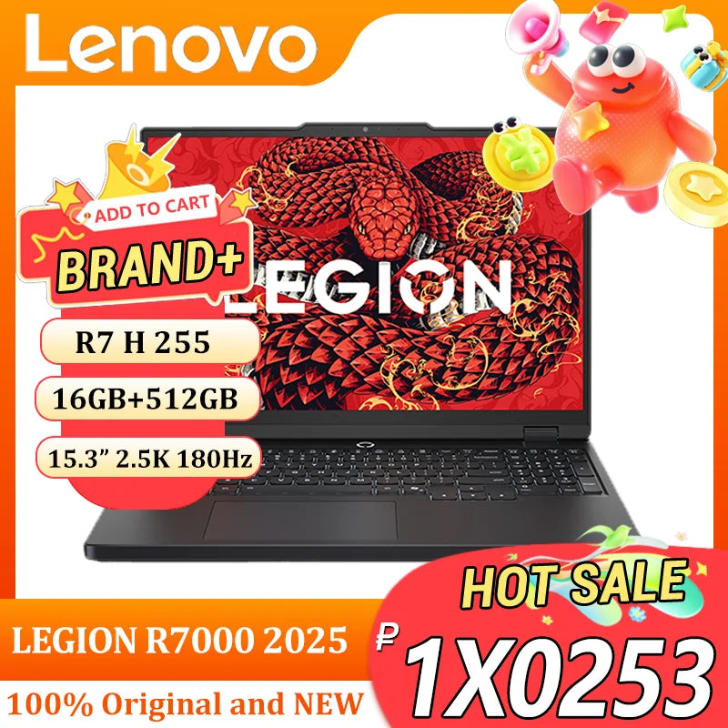 Lenovo Legion R7000 2025 R7 H 255 RTX5050 8G 16G+512GB 15.3inch 2.5K 180Hz  Game