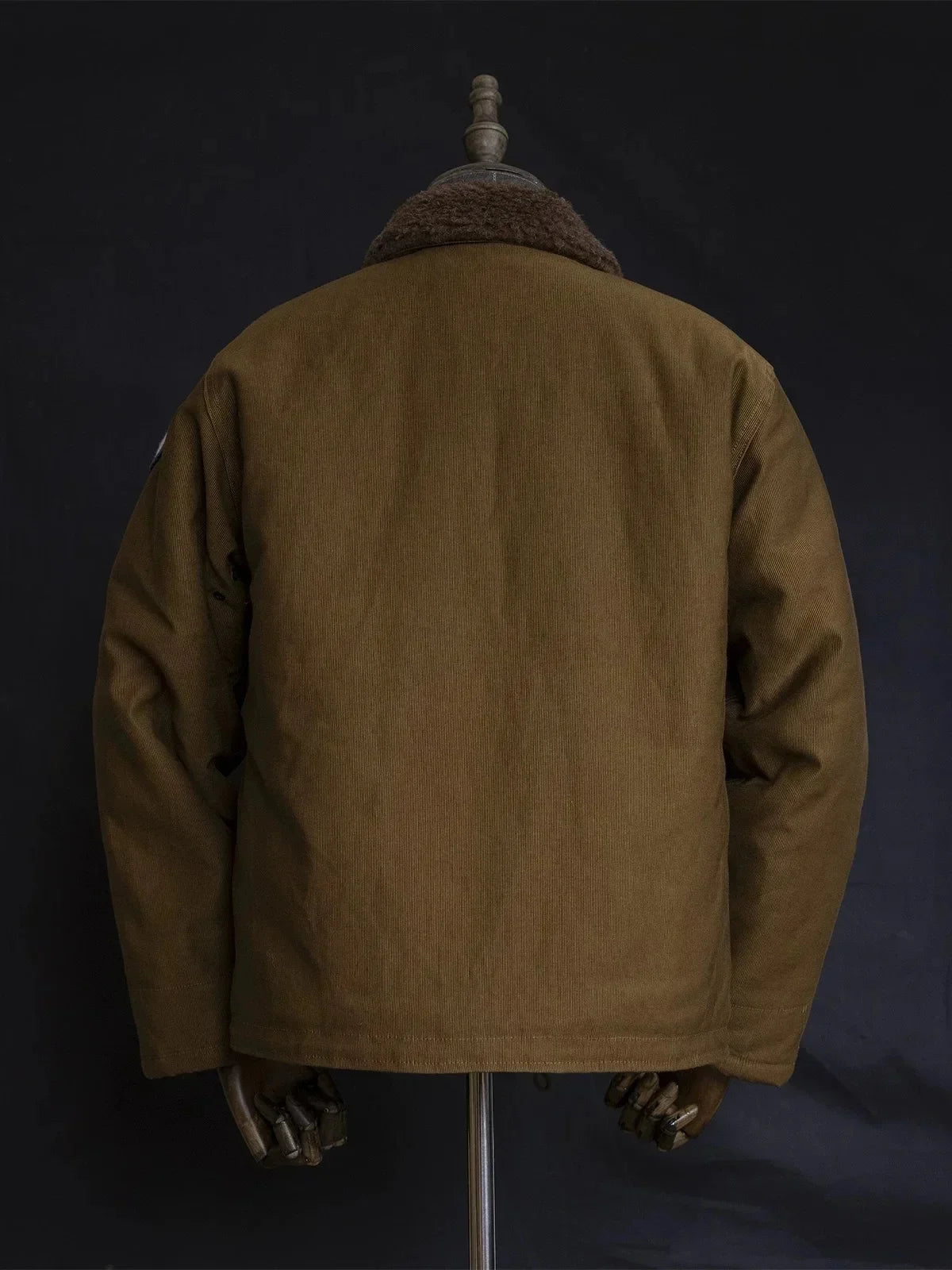 N-1 Red Tornado Naval Deck Jacket Jungle Cloth Shell Alpaca Lined Coat Men Vintage Workwear 2026ss design