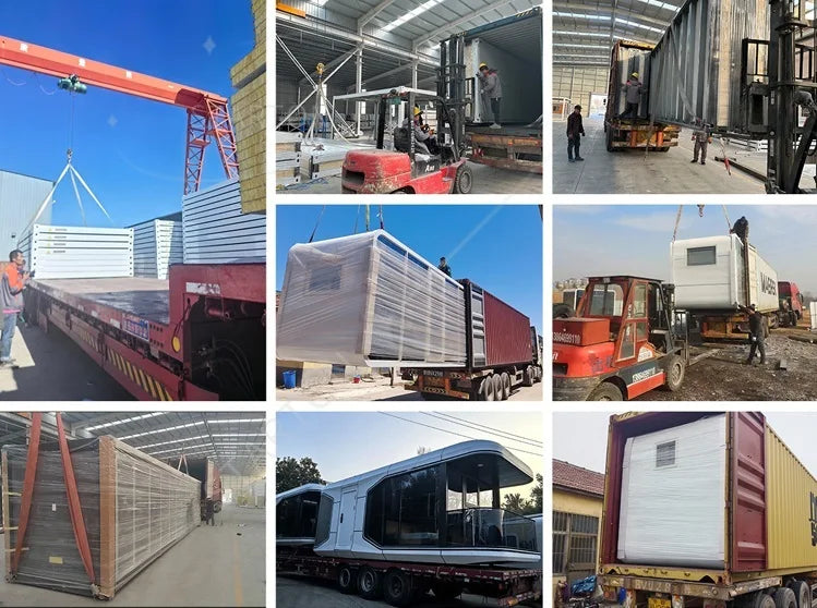Prefab Foldable Houses Campin custom.Low Price Winter Portable Foldable Container Homes Folding Container House Hut
