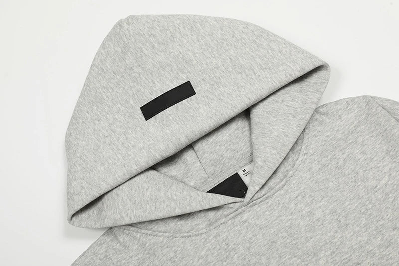 FW25 Double Line Jogging Set Men's Hoodies Luxury Design Front and Rear Silicone Letter Hoodies High Street Couple Pullover Set