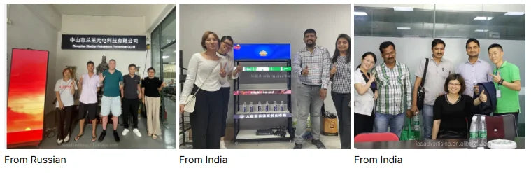 US 110V P10/P5/P6 Light Emitting Diode Display Panel Signage Restaurant Store IP65 Shopping Center Programmable Mobile