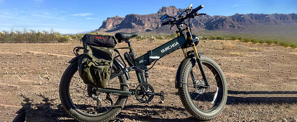 26" Electric Bike 1000W E-Bike For Adults & 2 Battery Bicycle  28mph Fat Tyre