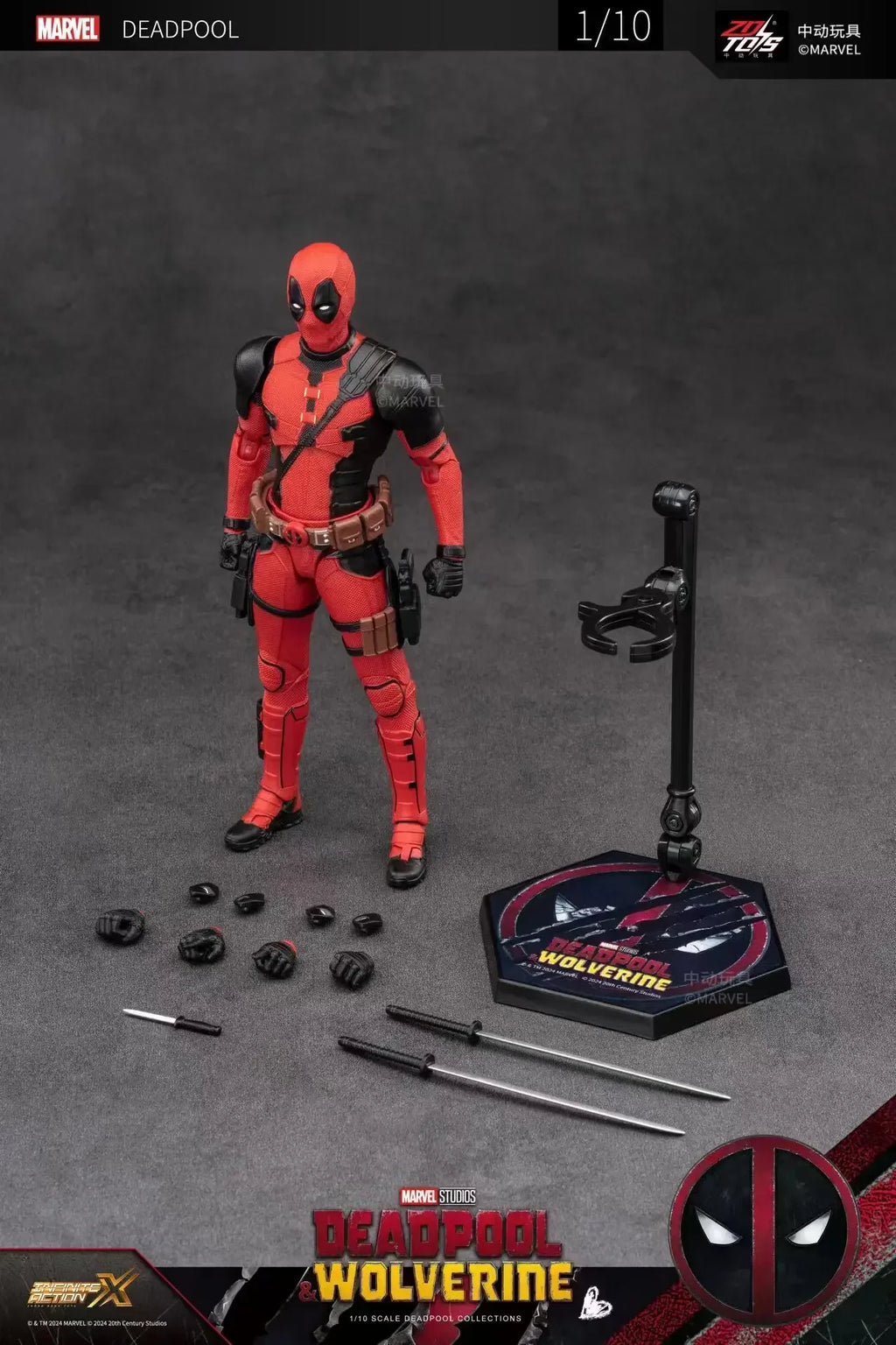 2025 Deadpool & Wolverine Movie SHFiguarts Action Figure 1/10 ZD Original X-Men Dogpool Model