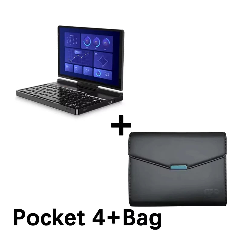 2025 NEW Original GPD Pocket 4 Laptop AMD AI 9 HX 370 32GB DDR5 2TB NVMe 8.8-inch Mini Portable Gaming Notebook Office Study PC