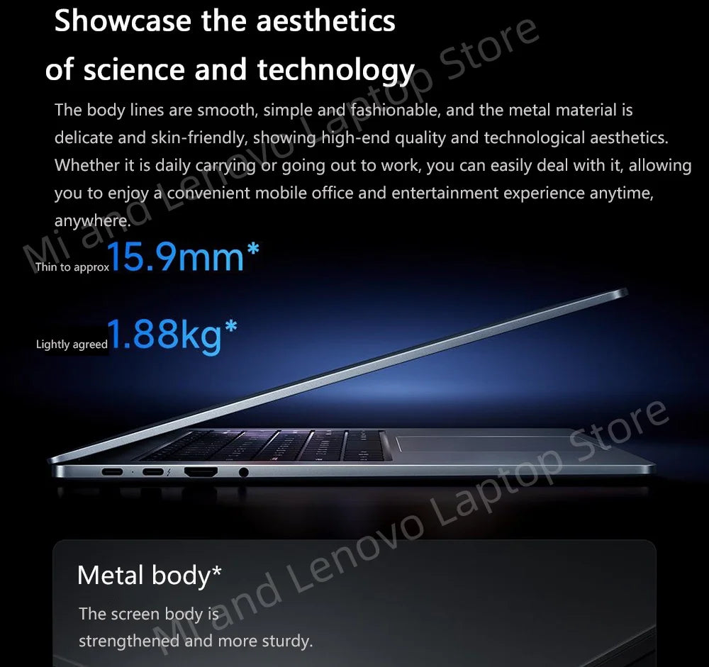 REDMI Book Pro 16 2025 Ultra5-225H/Ultra7-255H 32+1TB 16inch 3.1K 165Hz Grey Screen