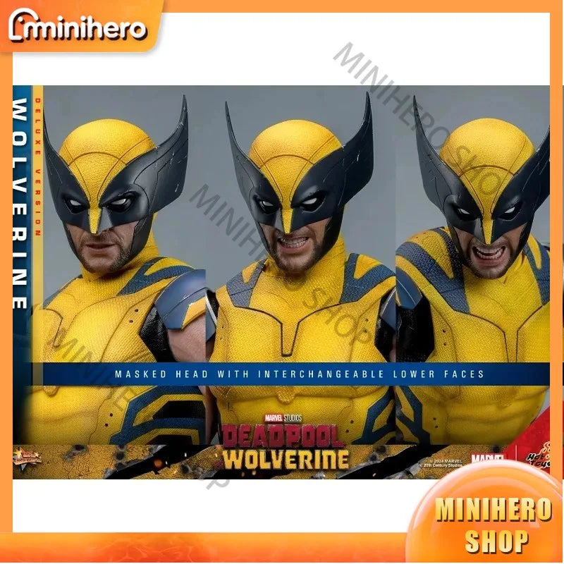 In Stock Authentic HOTTOYS HT 1/6 Scale MMS753 Deadpool & MMS754 Wolverine Collectible Action Figures Toy Gift