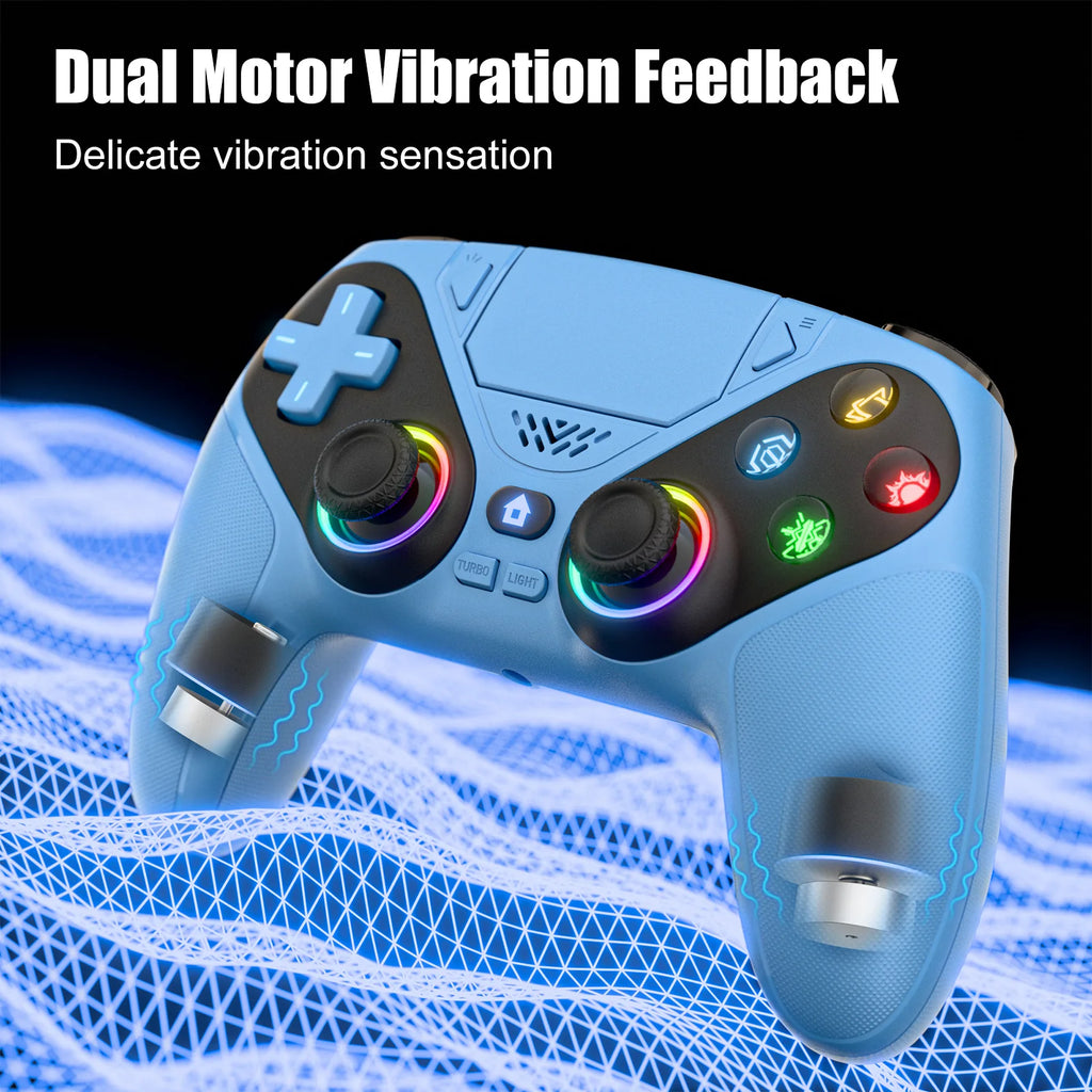Gamepad For Playstation 5 Wireless Controller PS5/PC Console Gaming With Turbo Dual Sense Vibrate Programming RGB