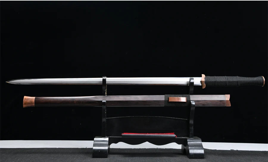 Premium Chinese Han Swords Folded With T10 Steel Kobuse Clay Tempered Real Hamon Blade Sharp Ready for Battle Weapon Katanas