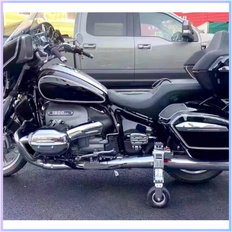 Stable Anti-tip Auxiliary Wheel | Road Glide Motorcycle Parking Stand Landing Gear