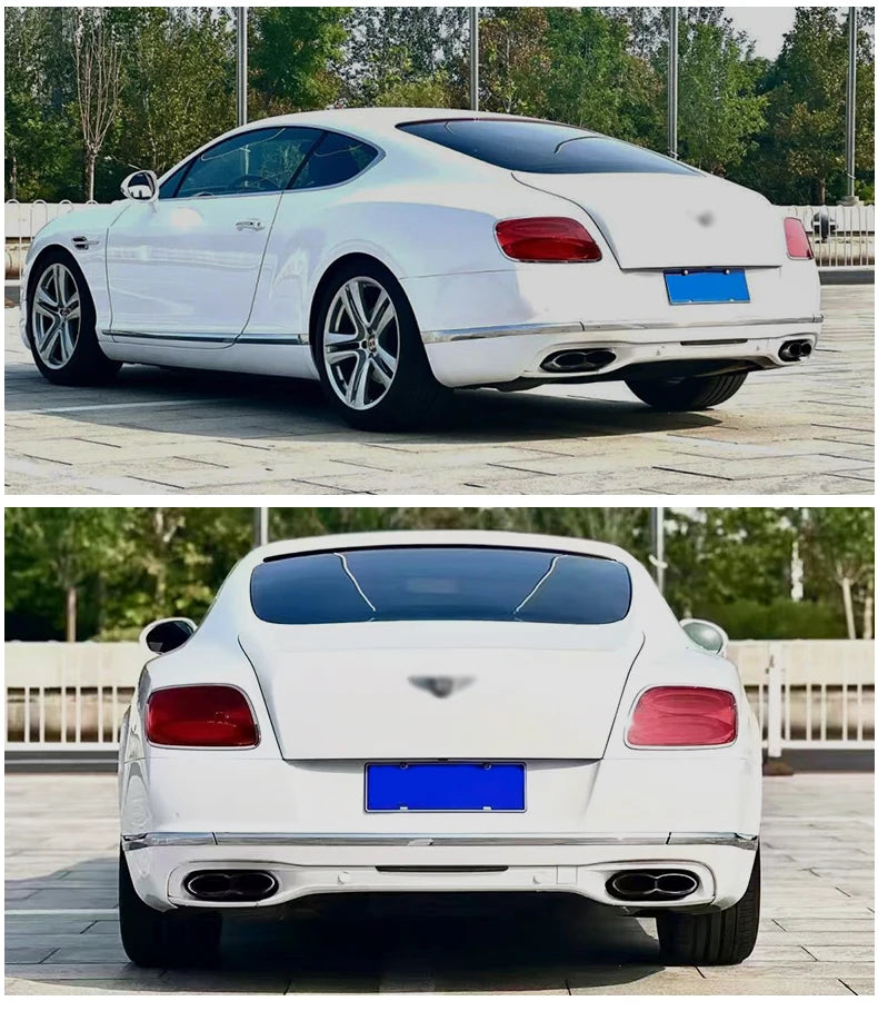 For Bentley Continental GT 2012-2015 Upgrade 2019 Supersport Body Kit Front and Rear Bumpers with Fog Light Cut Outs
