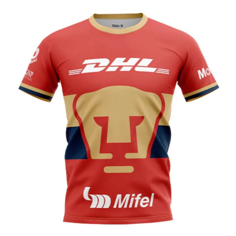 Trendy Design Football Jersey Unam Home And Away 2024_25 Jersey Men Women Clothes Breathable Quick-Drying Oversized T Shirts
