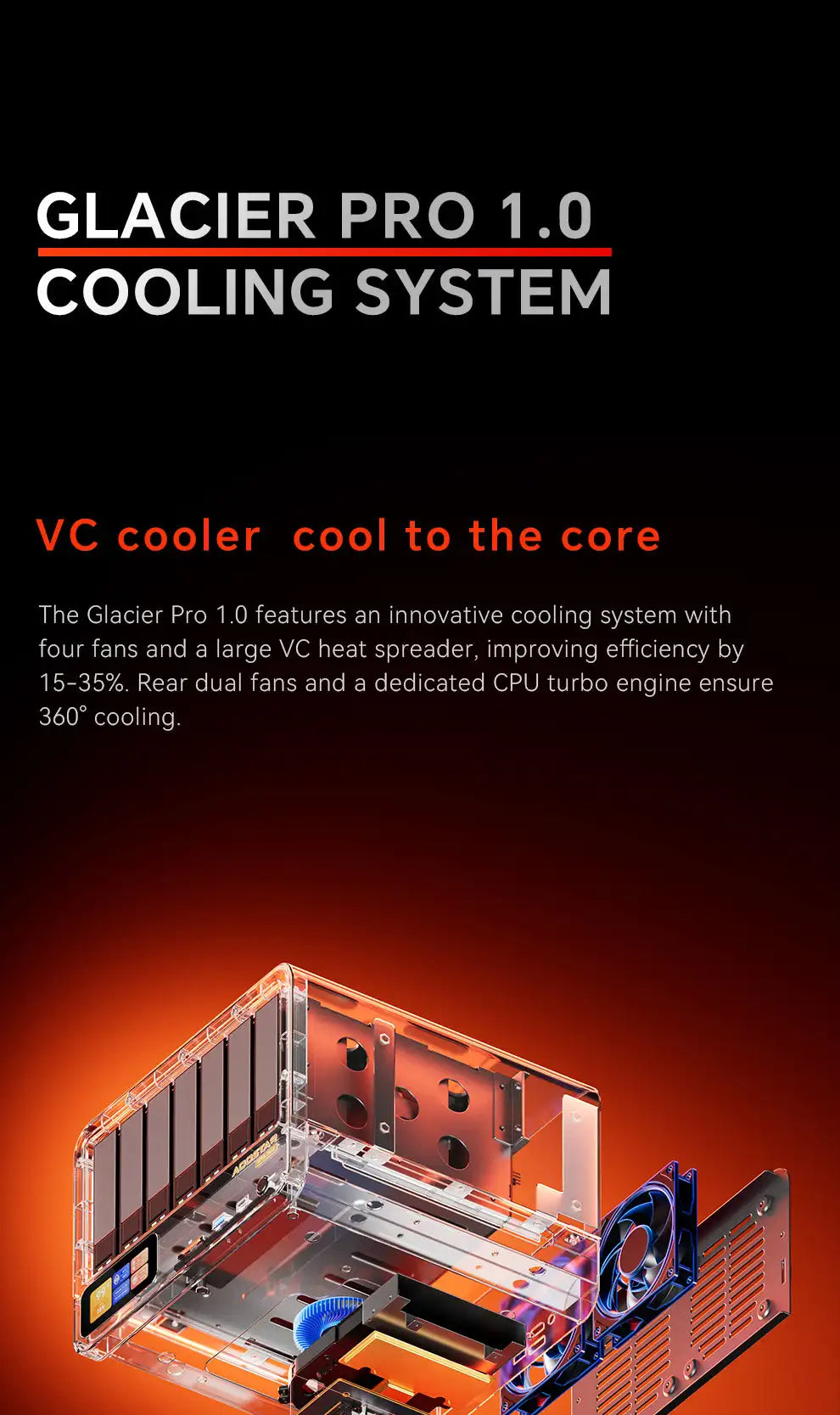 AOOSTAR High‑Performance NAS Mini PC AMD Ryzen 7 PRO 8845HS 11‑Bay HDD+M.2 SSD DDR5 ECC Dual 2.5G LAN USB4 OCuLink